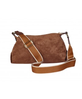 Lorenz  Suedette Finish Grain PU Small Slouchy Top Zip Shoulder Bag-Sold Out -Awaiting New Stock!!